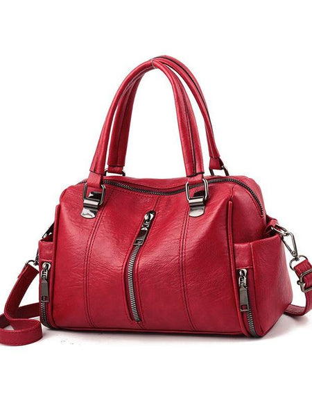 Designer Women's High Quality Boston Style Pillow Shape Handbag