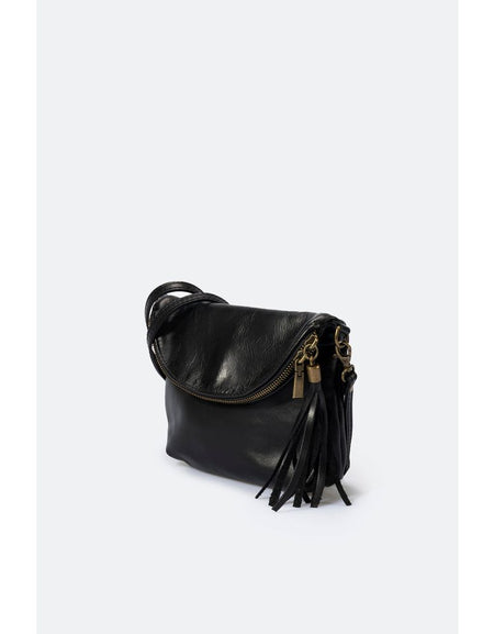 AGATA NERO Women's Shoulder Bag - A Timeless Italian Elegance