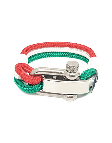 Italy Adjustable Shackle Nautical Bracelet-0