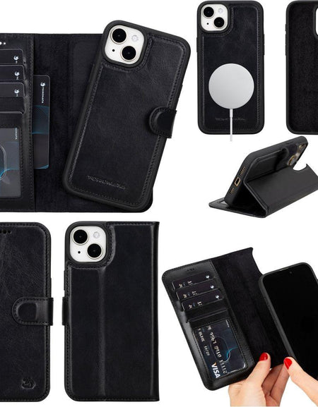 Casper Leather iPhone 14 Plus Wallet Case | MagSafe-0