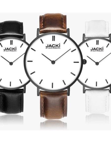 Jacki Easlick Ultra-Thin Leather Strap Quartz Watch