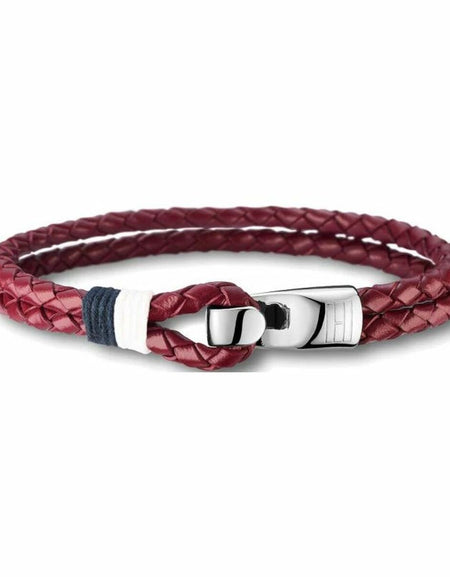 Men's Bracelet Tommy Hilfiger 2700672 Leather 24 cm-0