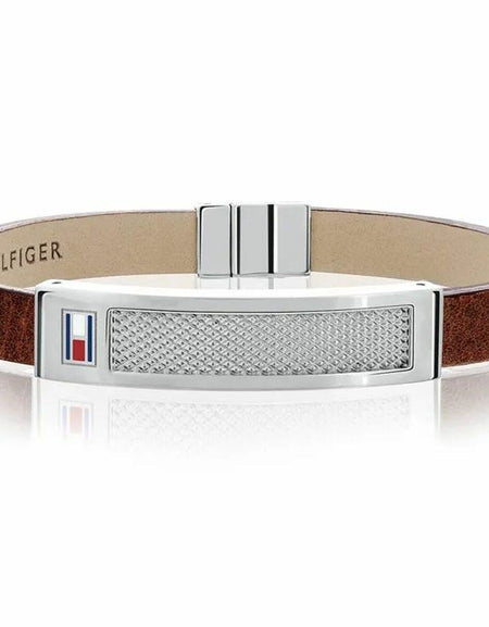 Men's Bracelet Tommy Hilfiger 2701059 Leather 24 cm-0