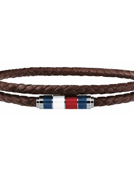 Men's Bracelet Tommy Hilfiger 2790055 Leather 21 cm-0