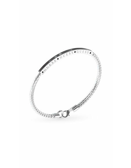 Ladies' Bracelet Guess JUXB03213JWSTBKS Stainless steel 25 cm-0