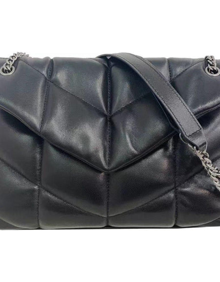 Puffer Shoulder Bag Chain Strap Puffy Crossbody Purse for Women Quilt - A Luxurious Accessory