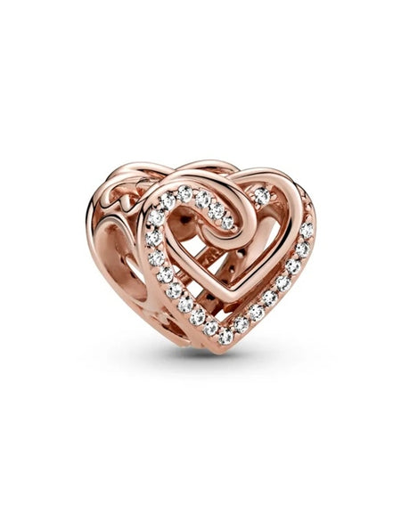 PANDORA CHARMS Mod. SPARKLING ENTWINED HEARTS-0