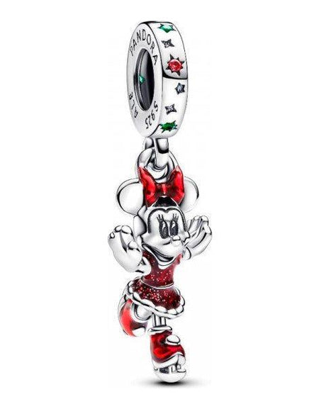 PANDORA CHARMS DISNEY COLLECTION Mod. MINNIE MOUSE ICE SKATING DANGLE-0