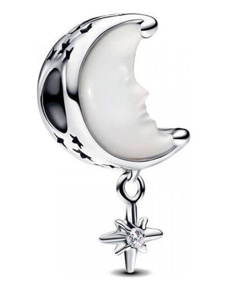 PANDORA CHARMS Mod. MOON & NORTH STAR-0
