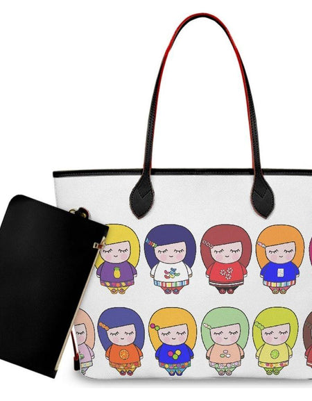 Sue Sue Sweet PU Shoulder Bag with Mini Pouch