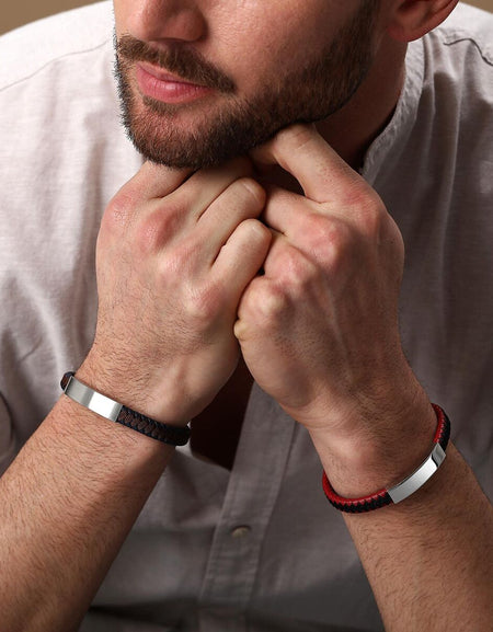 Men's Bracelet Sector SZV111 Leather 21 cm-1