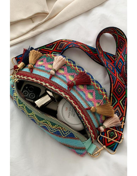 Bohemian Sling Bag with Tassels