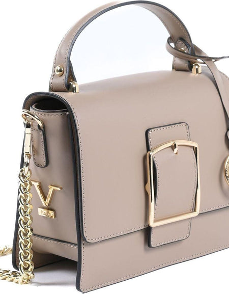 V Italia Womens Handbag V505 52 RUGA TAUPE - Exquisite Italian Craftsmanship