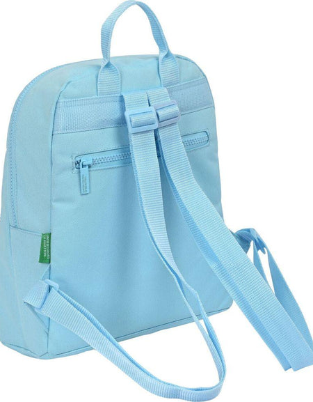 Casual Backpack Benetton Sequins Light Blue 13 L-1