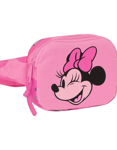 Belt Pouch Minnie Mouse Loving Pink 14 x 11 x 4 cm-0
