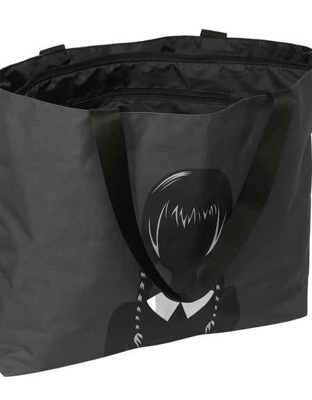 Shopping Bag Wednesday Black 50 x 45 x 10 cm-1