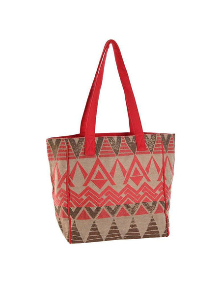 Shoulder Bag Home ESPRIT Beige Fuchsia 31 x 16 x 66 cm-1