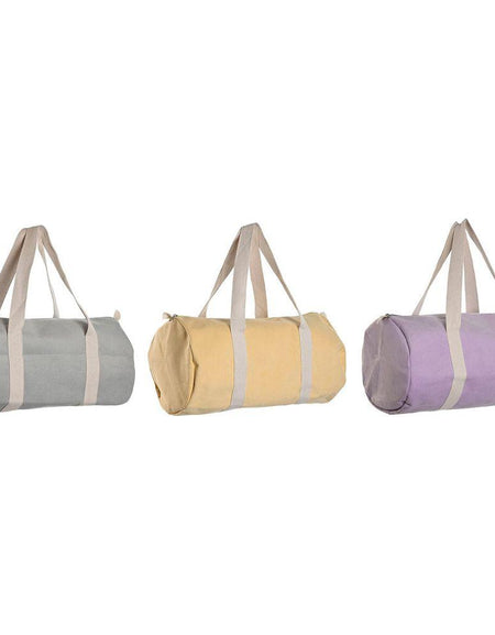 Women's Handbag Home ESPRIT Yellow Grey Lilac 50 x 26 x 26 cm (3 Units)-0