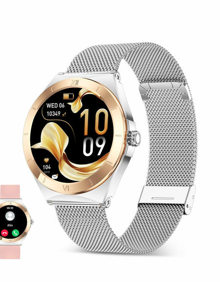 Smartwatch KSIX Lya Silver 1,19"-0