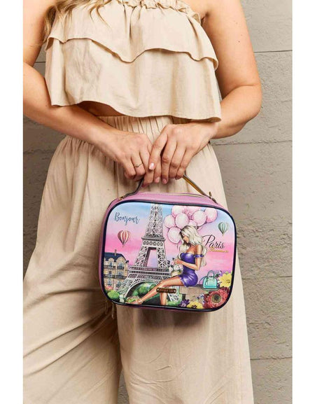 Nicole Lee USA Printed Handbag with Three Pouches - A Luxe Accessory for the Modern Woman