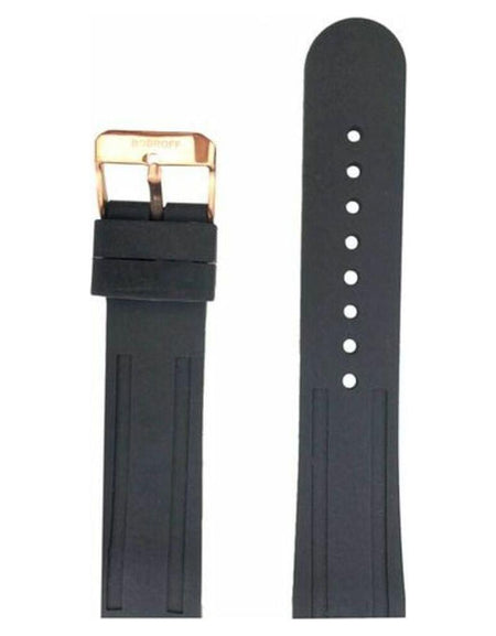 Watch Strap Bobroff BFS010 Black (Ø 22 mm)-0