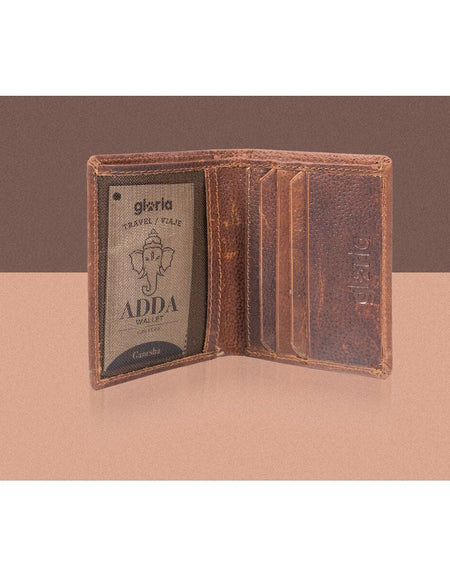 Men's Wallet Gloria GANESHA Brown-1