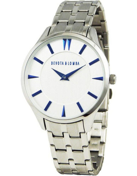 Men's Watch Devota & Lomba DL012M-01WHITE (Ø 40 mm)-0