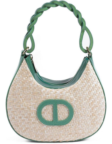 Torino Green Designer Handbag