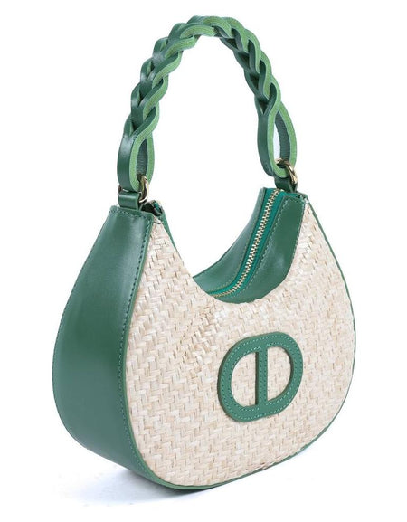 Torino Green Designer Handbag - Where Elegance Meets Style