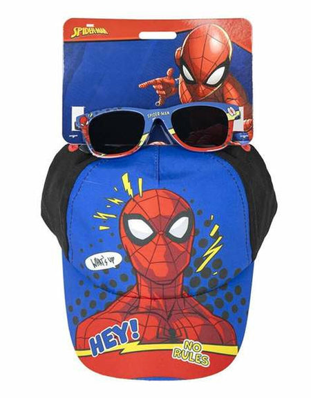 Set of cap and sunglasses Spider-Man Children's 2 Pieces-0