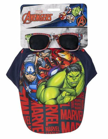 Set of cap and sunglasses The Avengers 2 Pieces Children's-0