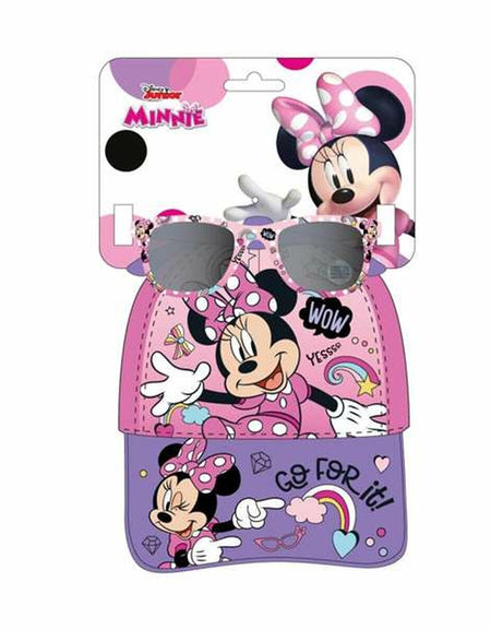 Set of cap and sunglasses Minnie Mouse 2 Pieces Children's-0