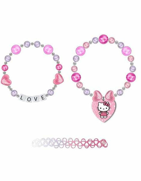 Girl's Bracelet Hello Kitty Fuchsia 3 Pieces-0