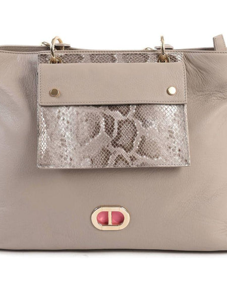 Dee Ocleppo Women's Handbag GM2000 Miami Pitone Marmo Roccia