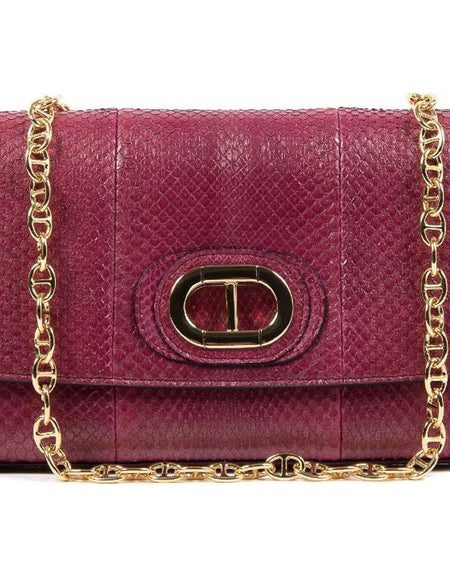 Dee Firenze Python Clutch - Exquisite Italian Craftsmanship
