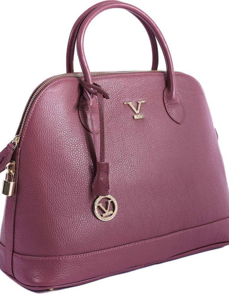 V Italia Womens Handbag Raspberry BC10880 DOLLARO PRUGNA - Elegance Redefined