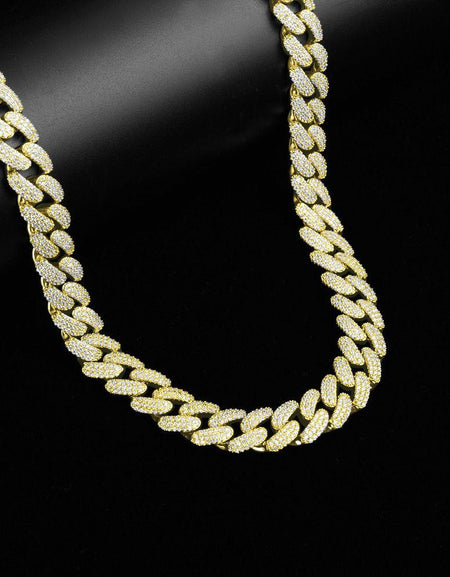 BLING MASTER ANGUS 10 MM 925 Silver Cuban Chain