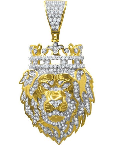 Designer Silver Pendant with CZ Stone - Exquisite Luxury in Sterling Silver