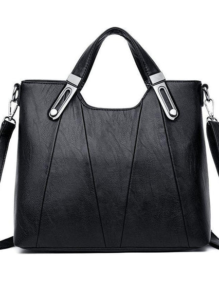 Elegant Collection: Soft Leather Large-capacity Handbag For Women