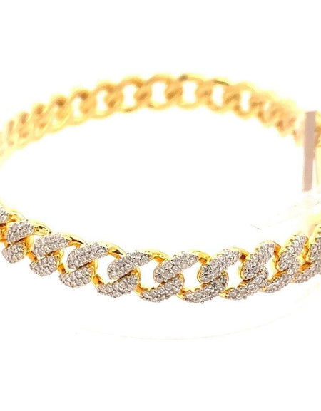 BIBELOT 6MM 925 Silver Cuban Bracelet - Exquisite Bling Accessory