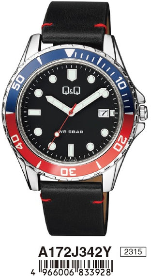 Q&Q Mod. GENT DATE-0