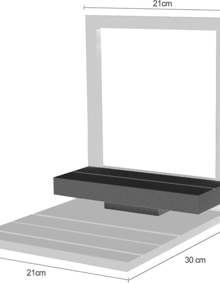 12 WATCHES DISPLAY 2 LEVELS 21 x 30 + PHOTO 21 x 30 - Made in Italy-0