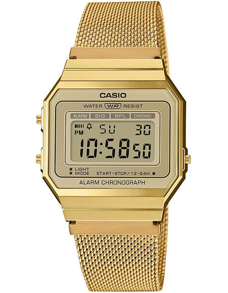 CASIO VINTAGE Mod. ICONIC SLIM DESIGN - GOLD MESH-0