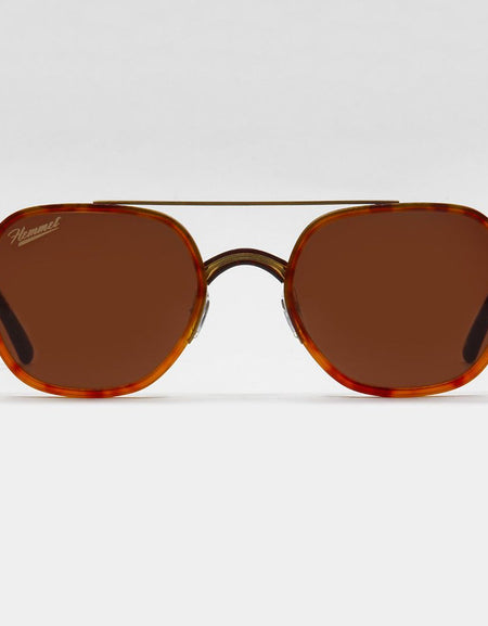 Acetate + Titanium Tortoise Brown