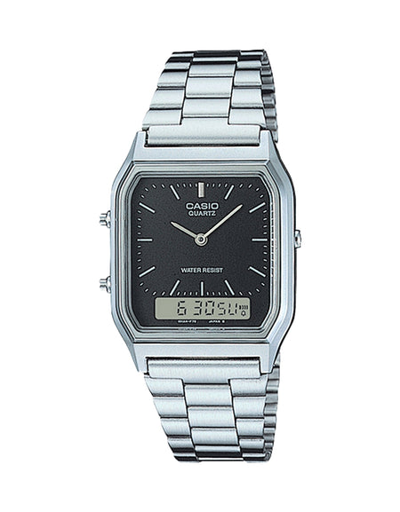 CASIO VINTAGE Mod. EDGY COLLECTION SUNRAY DIAL - BLACK-0