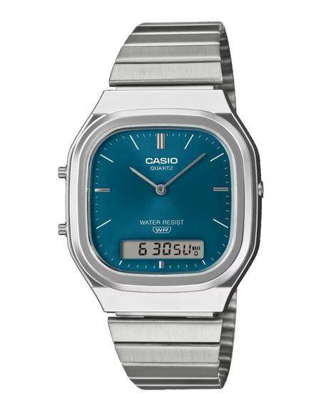 CASIO VINTAGE Mod. SQUARE LADY - TEAL-0