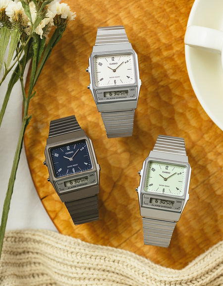 CASIO VINTAGE Mod. EDGY COLLECTION - CREAM-1
