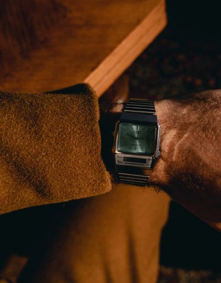 CASIO VINTAGE Mod. EDGY COLLECTION - AQUA GREEN-1