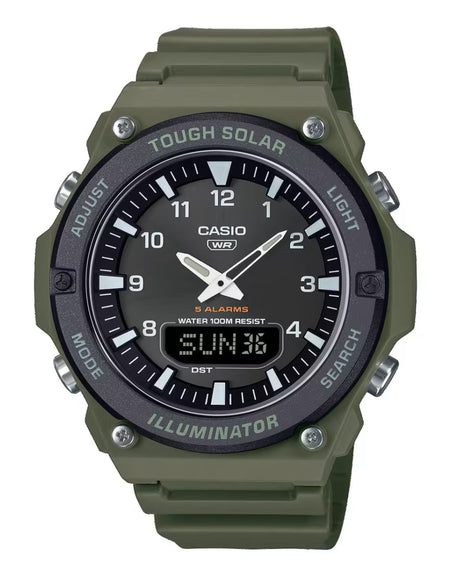 CASIO COLLECTION Mod. TOUGH SOLAR - GREEN-0