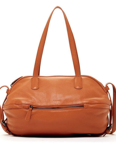 Catherine Leather Satchel Bag Brown - A Luxurious Duffel Experience
